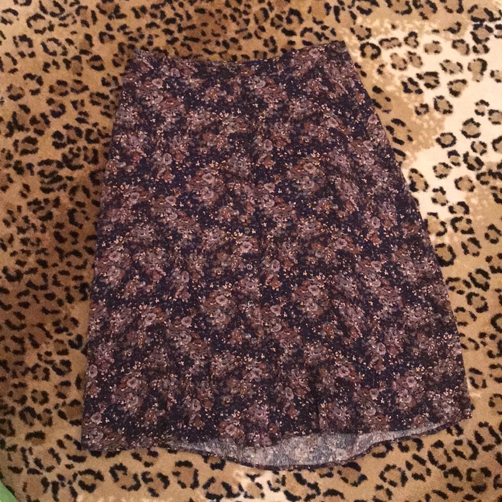 Midi Floral Skirt